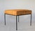 Metal 1950s Upholstered Wrought Iron Based Stools Attributed to Paul McCobb - Set of Three For Sale - Image 7 of 13