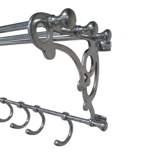 Art Nouveau Revival French Train Luggage Rack, 1970s, in Very Good conditions. Designed 1970 to 1979