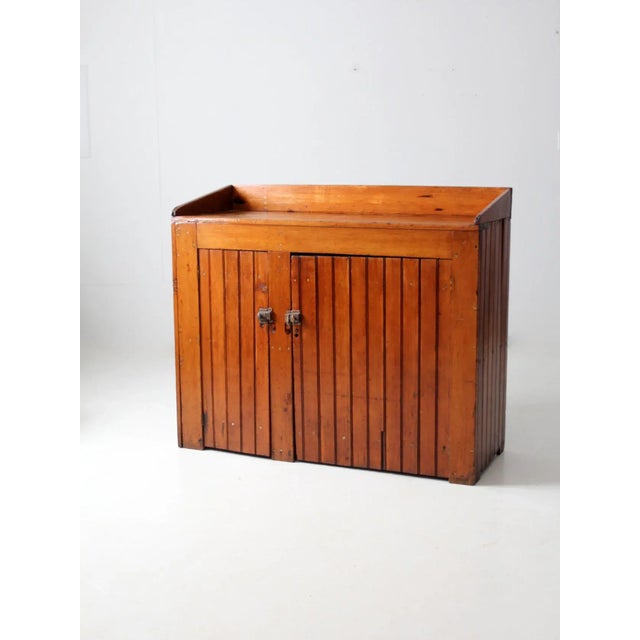 19th Century Antique Beadboard Dry Sink For Sale - Image 5 of 13