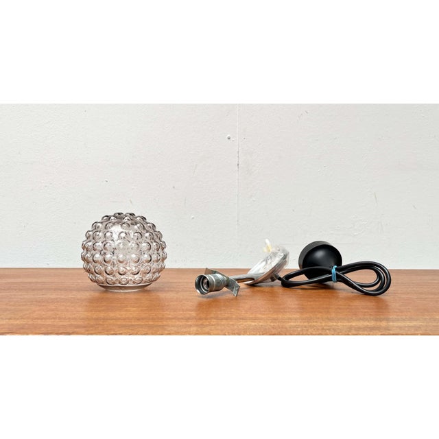 Mid-Century Modern German Space Age Glass Ball Pendant Lamps by Rolf Krüger for Staff, 1970s, Set of 3 For Sale - Image 18 of 18