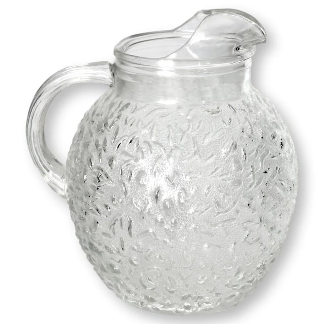 Mid 20th Century Midcentury Glass Lemonade Pitcher For Sale - Image 5 of 5
