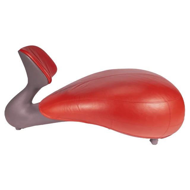 Red Beluga Chair for Leolux For Sale