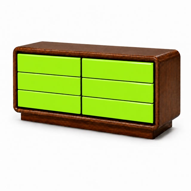 Vintage Modern to Postmodern Dresser For Sale - Image 4 of 5