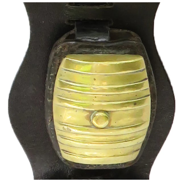 English Equestrian Brasses on Horse Tack Leather Bridle Strap For Sale In Tulsa - Image 6 of 8