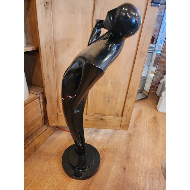 English Modern Chrome & Resin "Le Garcon" Mannequin by Lindsey B. England , Circa 1980s A rare iconic design of English...