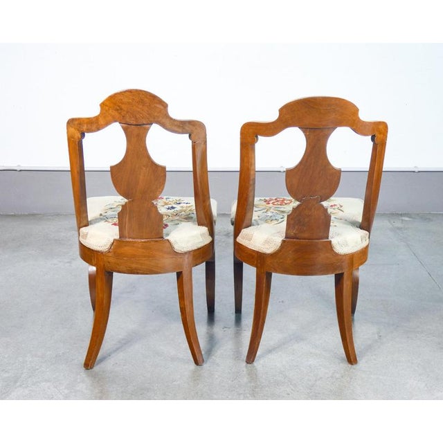 Empire Walnut Chairs, 1800s, Set of 2 For Sale - Image 18 of 18