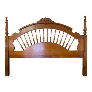 Lexington Victorian Sampler King Spindle Headboard For Sale