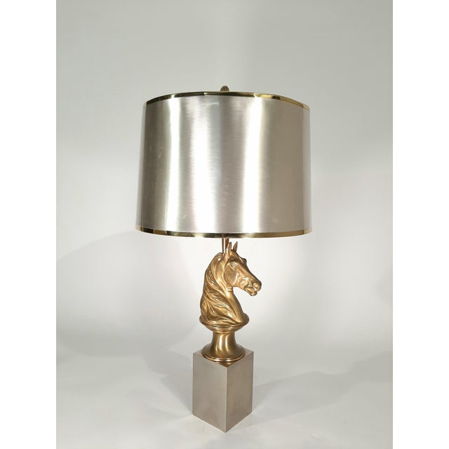 Horse Table Lamp by Maison Charles, 1970 For Sale - Image 11 of 18