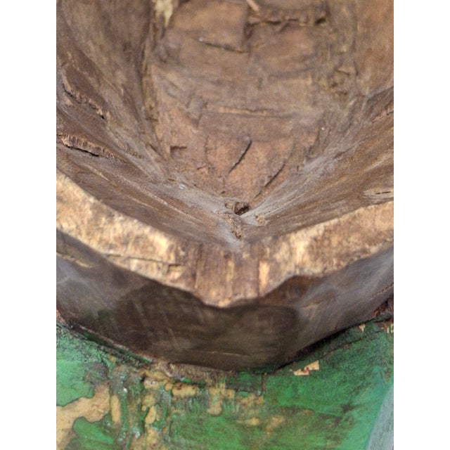 Authentic Baule Goli Kpan Ritual Mask Ivory Coast Hand Carved Wood 14.5" X 4.5" For Sale - Image 13 of 18