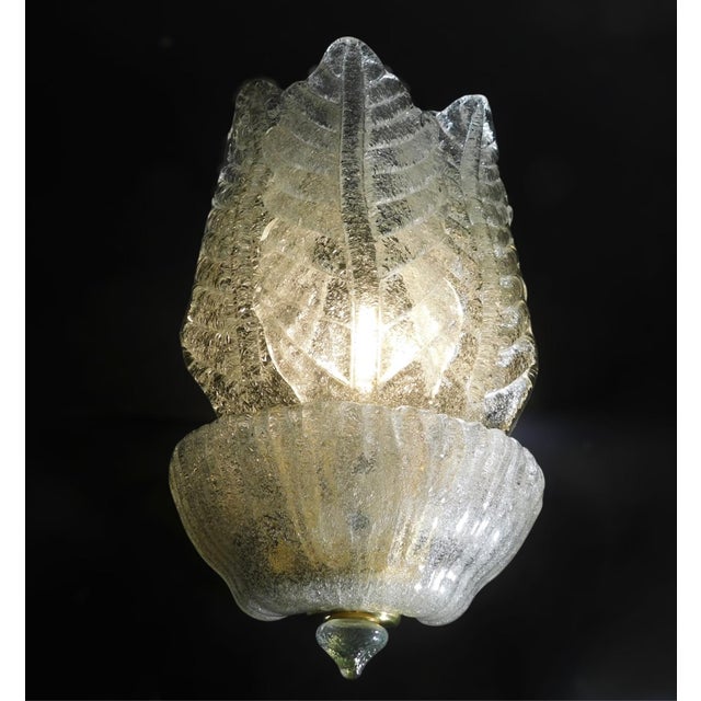 1960s Graniglia Leaves Sconce For Sale - Image 9 of 11