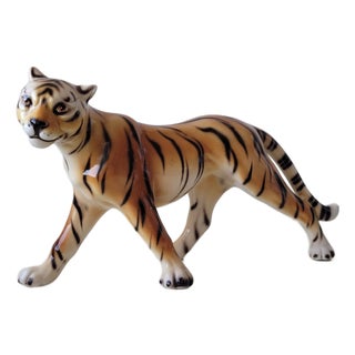 Ceramic Tiger from Montebello, Italy, 1970s For Sale