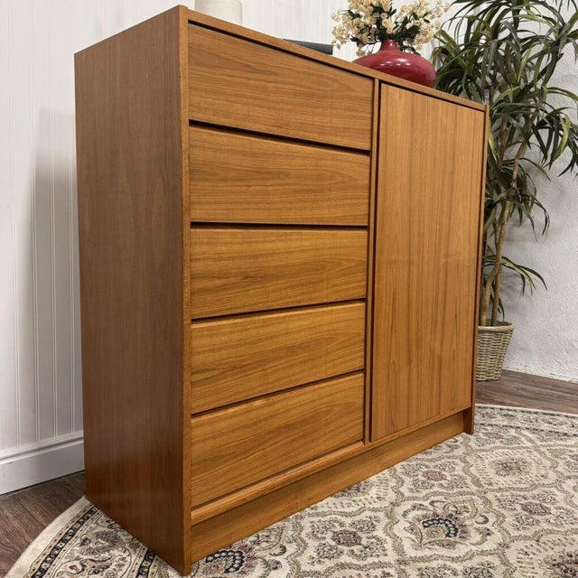 Mid-Century Modern Domino Mobler Danish Teak Dresser For Sale In Salt Lake City - Image 6 of 12