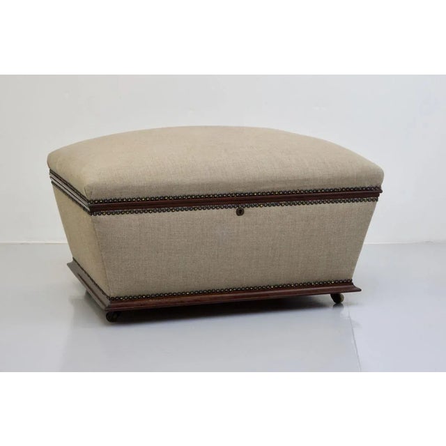 Wood Ottoman For Sale - Image 7 of 7