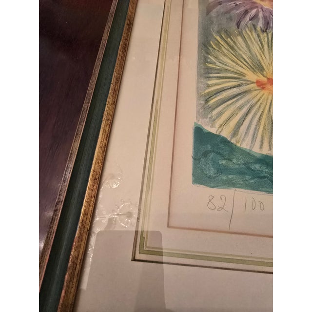 Mid Century Modern Color Lithograph Limited Numbered For Sale - Image 4 of 8