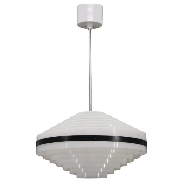 Plastic UFO Pendant Light, 1960s For Sale - Image 9 of 9