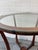 Danish, mid-century modern Atomic Side Table. Glass top. Excellent condition. Minimal household wear. Lightweight and...