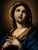 After Elisabetta Sirani, Virgin in Prayer, 1600s, Oil Painting For Sale - Image 6 of 7