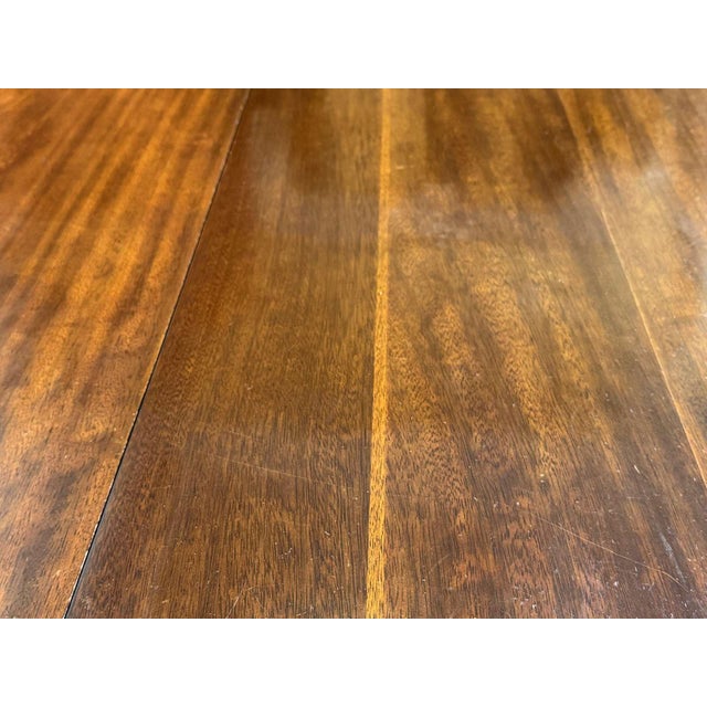 Victorian English Mahogany Table with 3 Extension Leaves, 1950s For Sale - Image 17 of 18