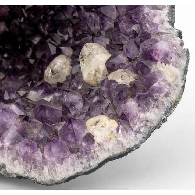 Amethyst Rock Crystal Cathedral Geode For Sale - Image 4 of 9