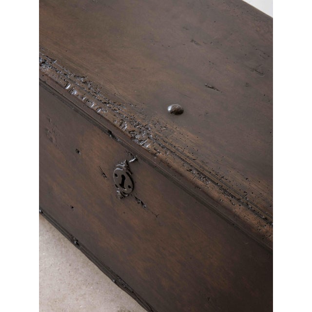 18th Century Walnut Trunk For Sale - Image 3 of 7