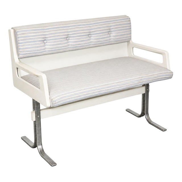 Vintage Space Age Bench, 1970s For Sale
