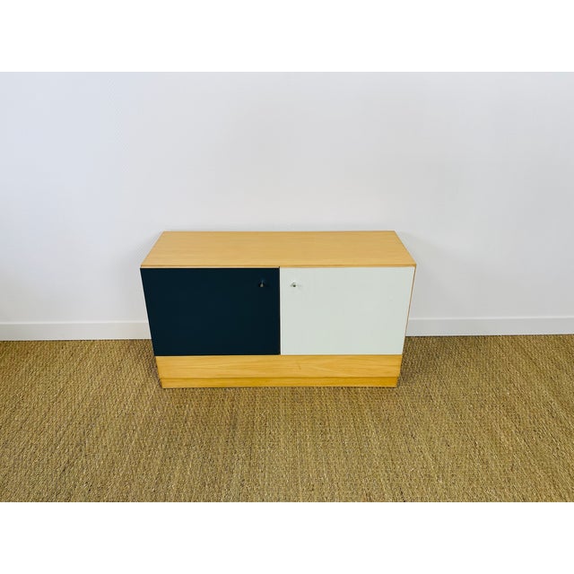 Beige Vintage Sideboard in Ash Wood, 1960s For Sale - Image 8 of 11