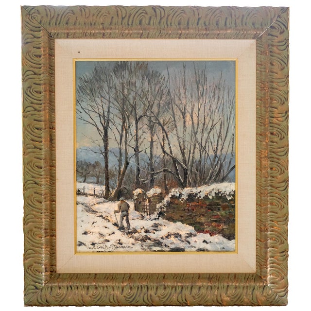 Original oil on canvas by Paul-Émile Pissarro (1884-1972), a French Impressionist and Neo-Impressionist painter and the...