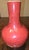 Chinese Sang de Boeuf (Oxblood) Glaze Vase has measurements of approximately 5.5"x5.5"x8.75".