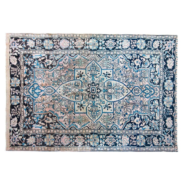 Early 20th Century Persian Sarouk Farahan Rug For Sale In Chicago - Image 6 of 14