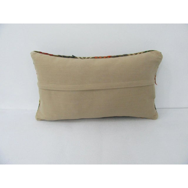 Traditional Embroidered Decorative Pillow For Sale - Image 3 of 4