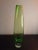 This is a Green Hand Blown Art Glass Sommerso Bullicante 11" Decorative Vase. Procured at auction BOX A