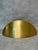 Gold Semi-Circular Brass Wall Sconce,1970s For Sale - Image 8 of 8