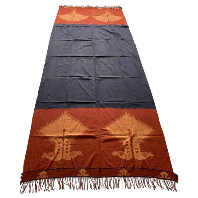 Andrianna Shamaris Minimalist Antique Hand Woven Cotton Textile For Sale - Image 15 of 18