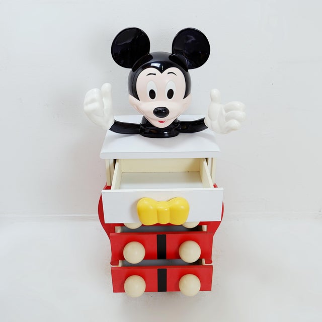 1980s Mickey Mouse Chest of Drawers by Pierre Colleu for Starform, France, 1980s For Sale - Image 5 of 18
