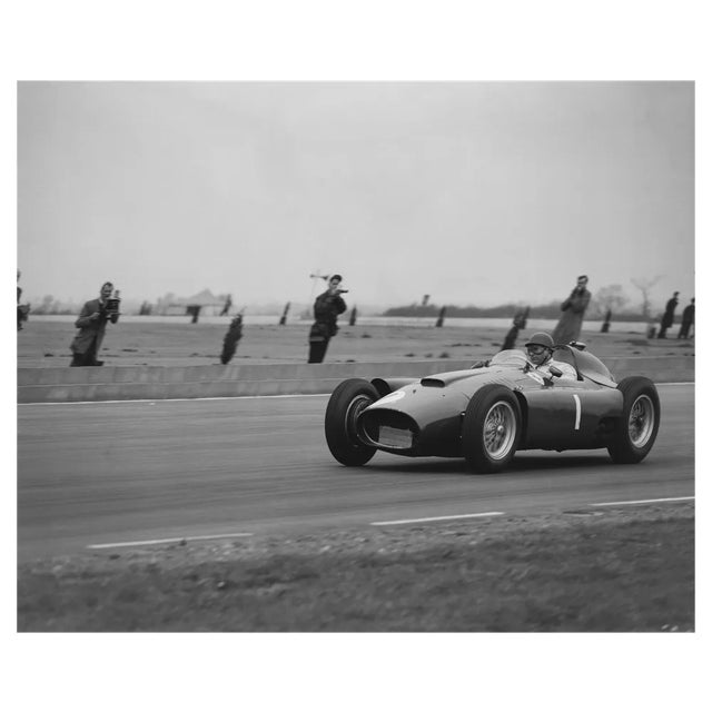 Juan Manuel Fangio, 1955, Silver Gelatin Fibre Print For Sale