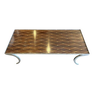 1990s Dessin Fournir Rateau Coffee Table For Sale