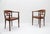 Vintage German Art Deco Armchairs in Wood and Leather, 1930s, Set of 2 For Sale - Image 17 of 17