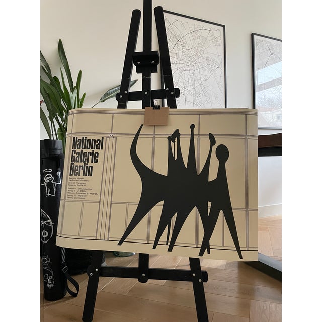 Modern Alexander Calder (1898-1976), National Galerie Berlin Exhibition Poster Tetes Et Queue Calder, 1965, Printed 2021 Germany For Sale - Image 3 of 11