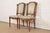 Baker Furniture Style French Regency Louis XVI Carved Walnut Side Chairs or Dining Chairs, Pair For Sale - Image 13 of 13