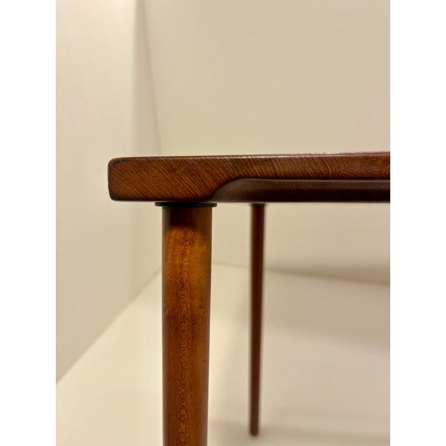 1960s Set of 2 Mid-Century Modern John Stuart Side Walnut Tables Made in Denmark For Sale In Los Angeles - Image 6 of 12