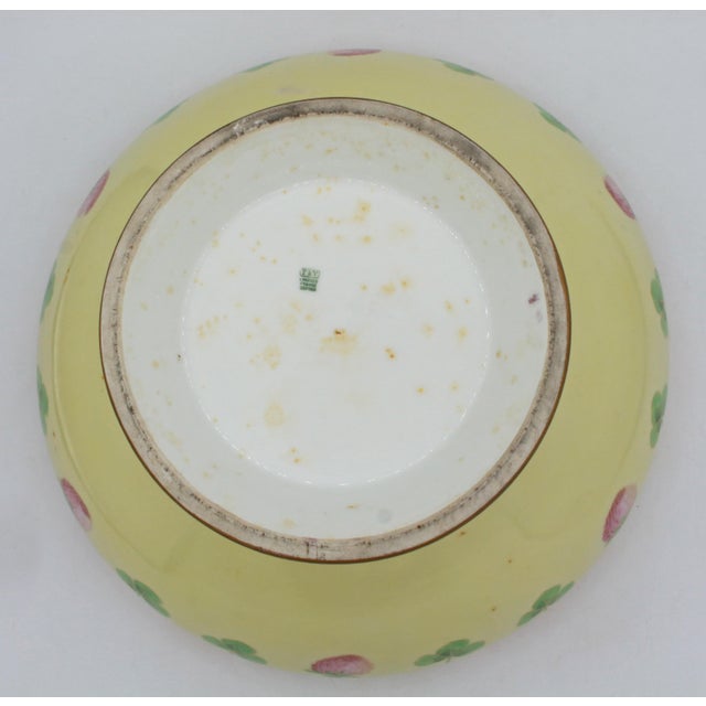 Early 20th Century 1891-1911 Limoges Porcelain Punch Bowl With Original Stand For Sale - Image 5 of 10
