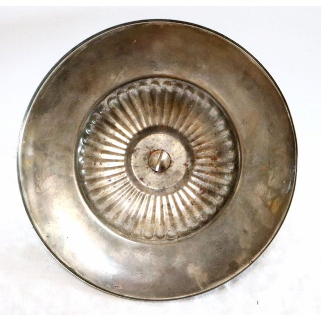 Wood 1960s Mid Century Silver Plate Faux Bamboo Ice Bucket With Handle For Sale - Image 7 of 13