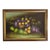 Vintage Large Scale Still Life Fruit in a Basket Oil Painting Signed and Framed For Sale