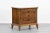 Mid Century Walnut Burlwood Nightstand With Travertine Top For Sale - Image 4 of 8