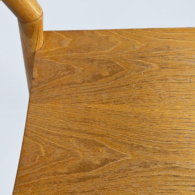 Mid-Century Italian Modern Oak Dining Chairs, 1980s, Set of 6 For Sale - Image 10 of 18