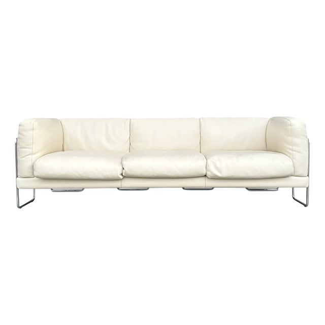 Pen Club 3-Seater Sofa by Kwok Hoi Chan for Steiner, France, 1980s For Sale