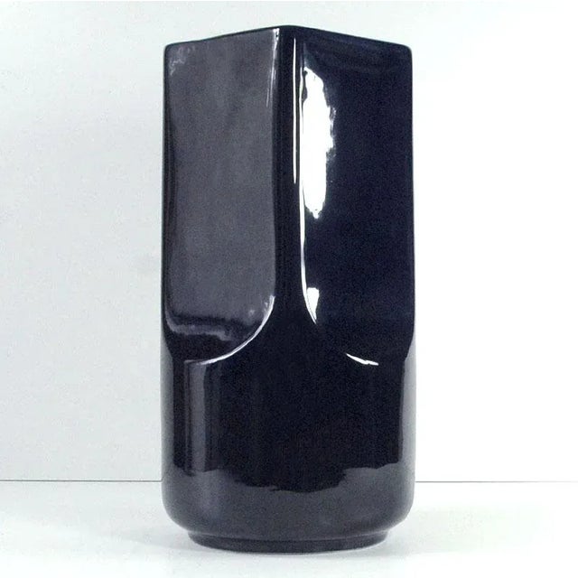 Italian Ceramic Glazed Vase by Studio O.P.I. for Gabianelli, 1970s For Sale - Image 6 of 9