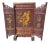 Antique Asian Screen With Gilt Decoration For Sale