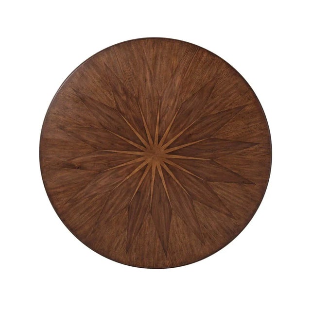 Classic Inlaid Dining Table For Sale - Image 4 of 5