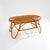 Wicker Coffee Table with Oval Top, 1950s For Sale - Image 15 of 15